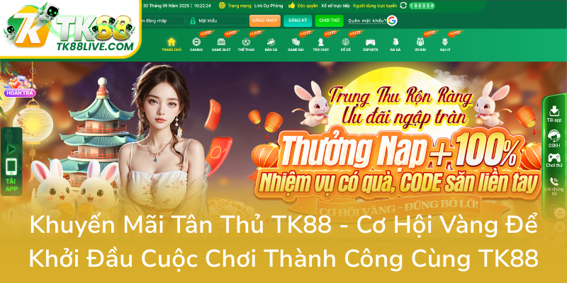 Khuyen Mai Tan Thu Tk88 Co Hoi Vang De Khoi Dau Cuoc Choi Thanh Cong Cung Tk880