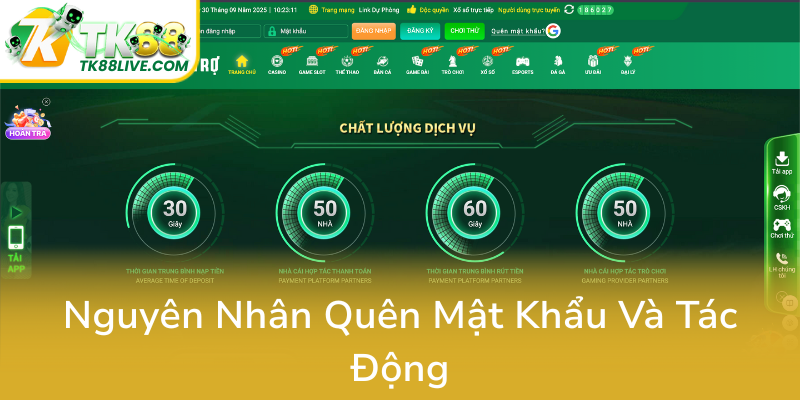 Quên Mật Khẩu TK88 - Cách Khôi Phục Nhanh Chóng An Toàn Cho Tài Khoản Nhà Cái 1 Nguyen Nhan Quen Mat Khau Va Tac Dong0